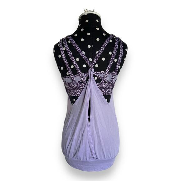 lululemon Womens Tank Sz 6 Nouveau Limits Lilac Miss Mosaic Deep‎ Zinfandel - Picture 11 of 16